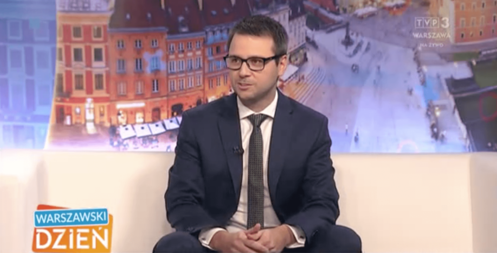 Dawid Rejmer w TVP3 Warszawa
